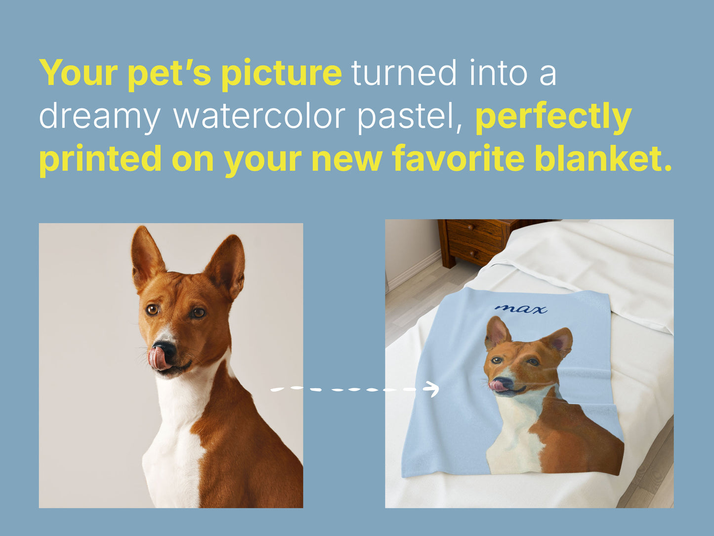 Personalized Pet Blanket